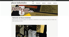 Desktop Screenshot of placasindustriales.com